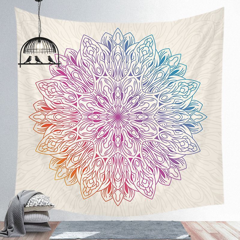 Bohemian brushed tapestry