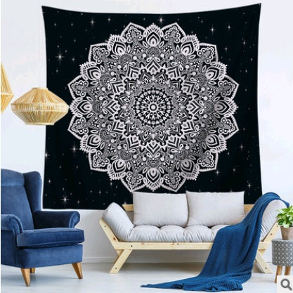 Mandala tapestry wall hanging beach towel blanket