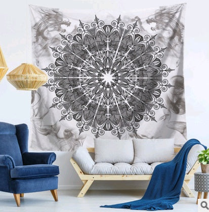 Mandala tapestry wall hanging beach towel blanket