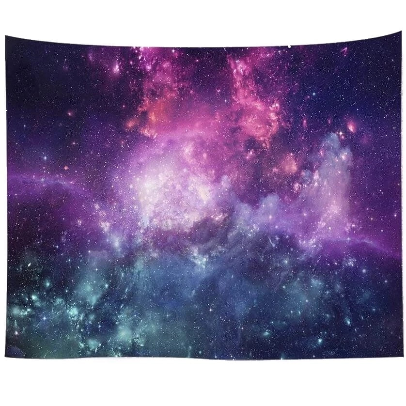 Blue Cosmos Tapestry