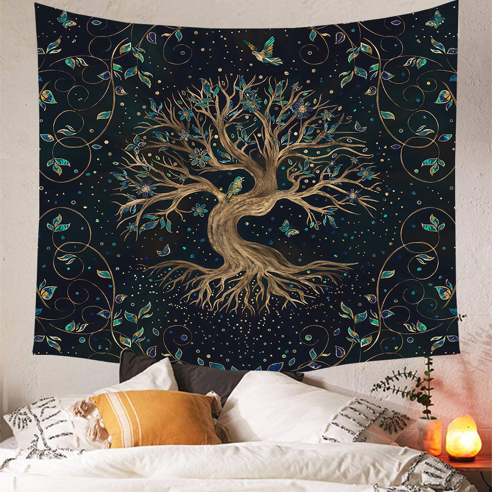 Tree Of Life Decorative Tapestry Student Hanging