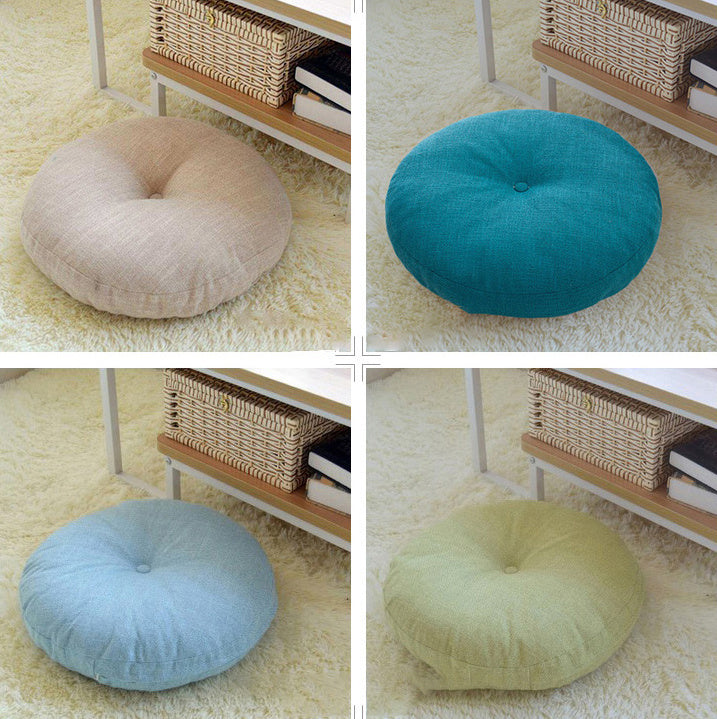 Futon Cushion Floor Japanese Tatami Carpet Floor Bay Window Household Seat Meditation Round Thickening Removable And Washable