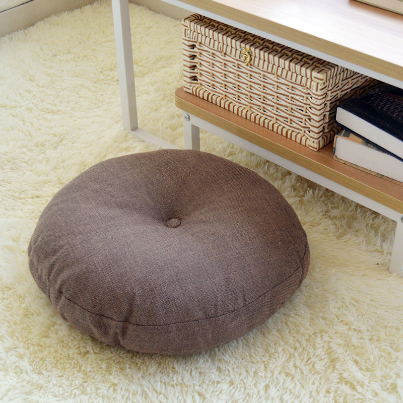 Futon Cushion Floor Japanese Tatami Carpet Floor Bay Window Household Seat Meditation Round Thickening Removable And Washable