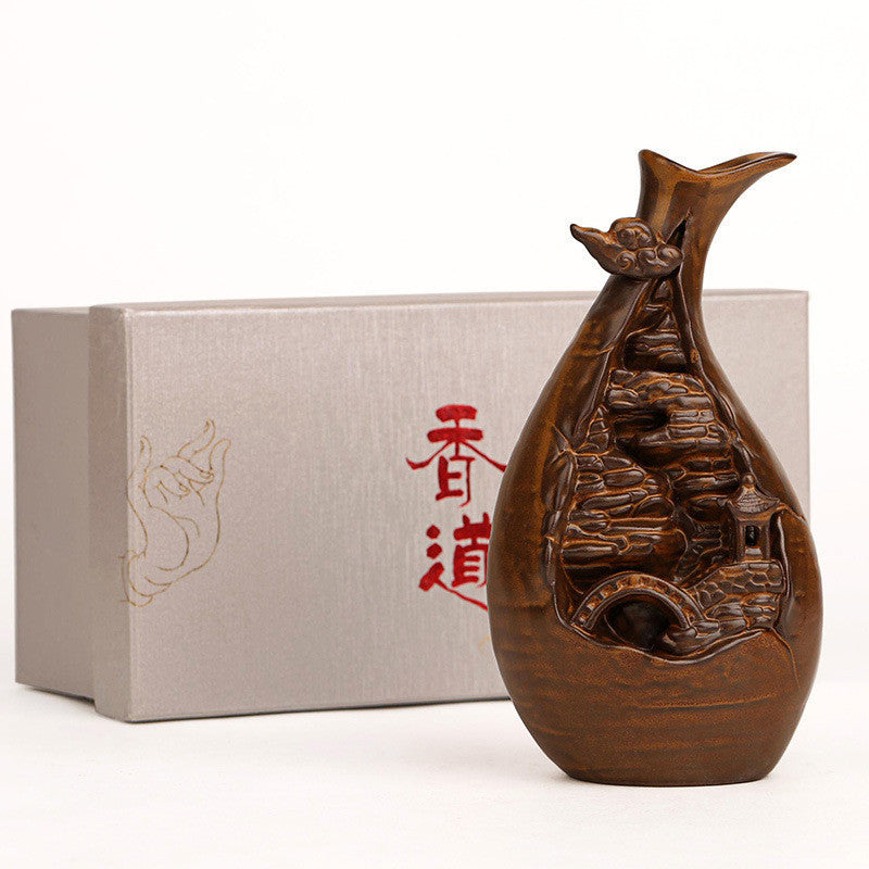 Mountain Stream Tower Incense Cone Incense Backflow Smoke Incense Burner