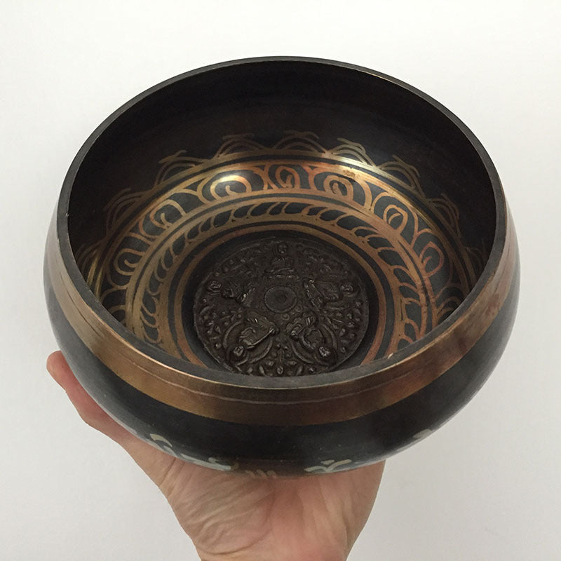 Nepalese Pure Copper Hand Meditation Bowl Buddha Sound Bowl