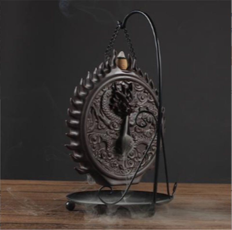 Incense Road Incense Burner Ceramic Dragon Wall Sandalwood Incense Burner Tower Incense Burner