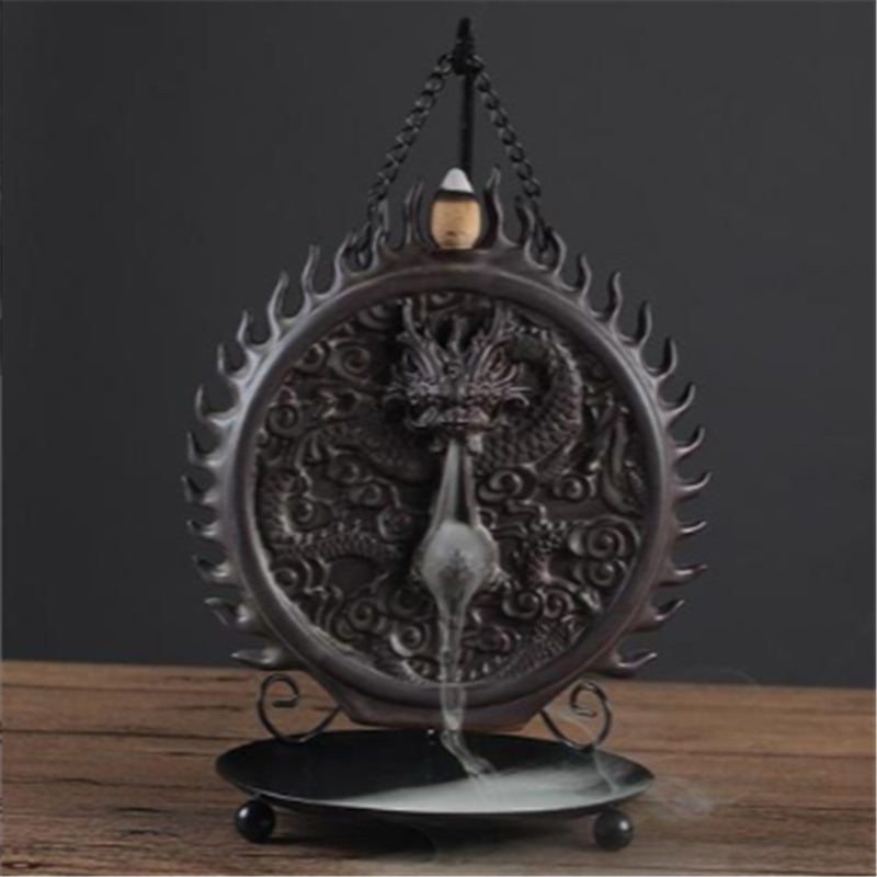 Incense Road Incense Burner Ceramic Dragon Wall Sandalwood Incense Burner Tower Incense Burner