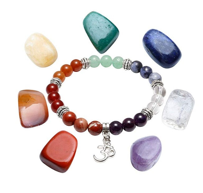 Yoga energy stone bracelet