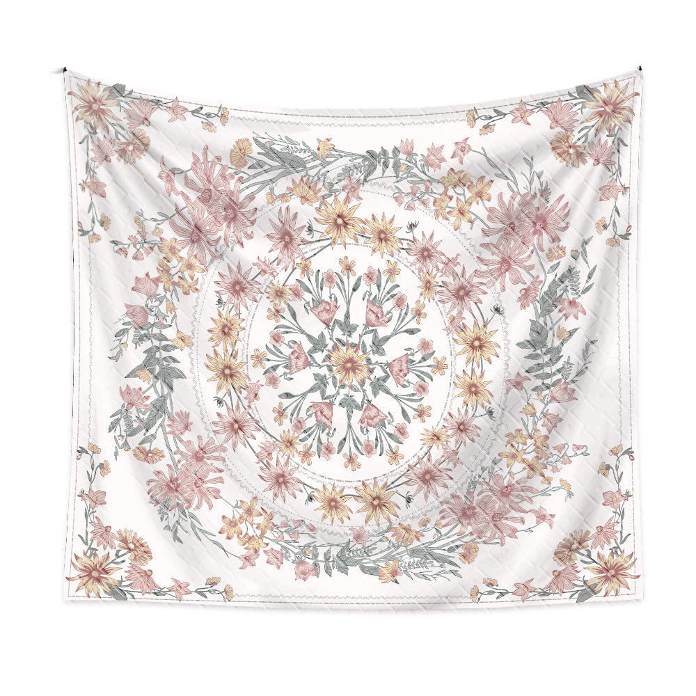 Home Bohemian Tapestry Room Decoration Floral Hanging Cloth