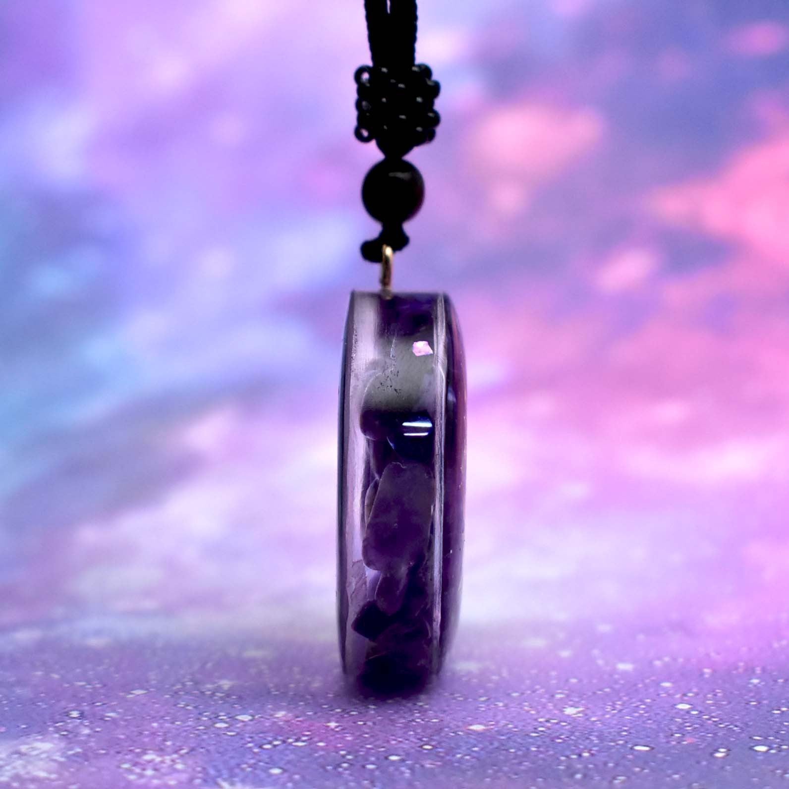 New Ogan Pendant Natural Crystal Seven Chakra Pendant