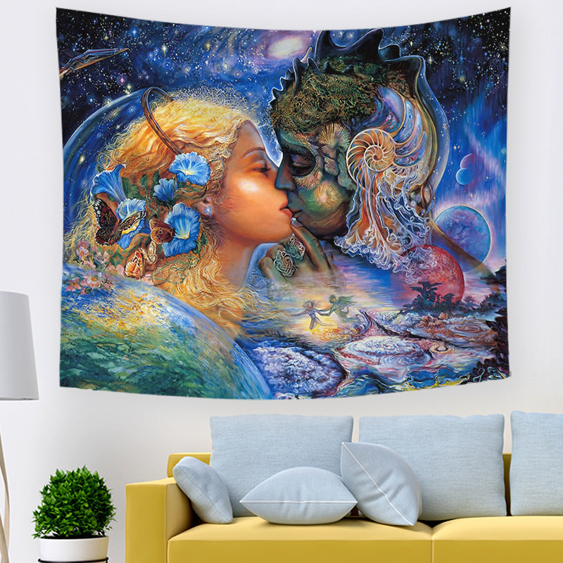 Decorative Cloth Digital Printing Forest Elf Tapestry