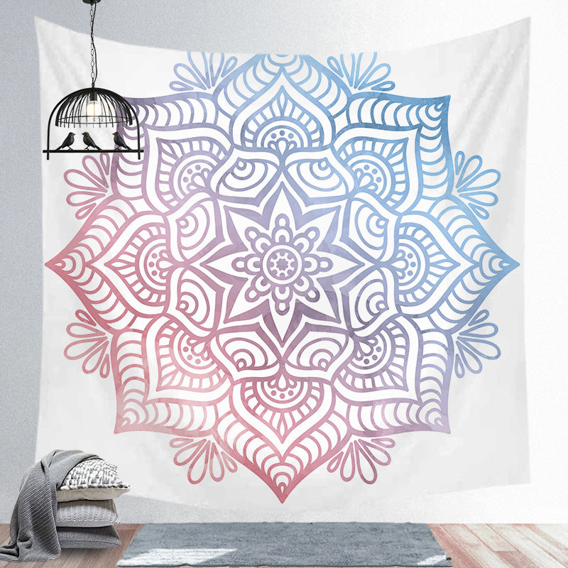 Bohemian brushed tapestry