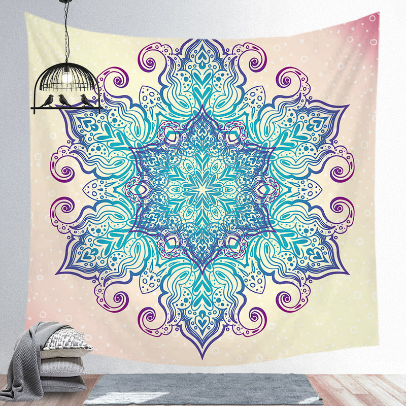 Bohemian brushed tapestry