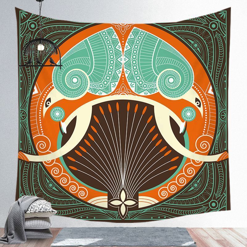 Bohemian brushed tapestry