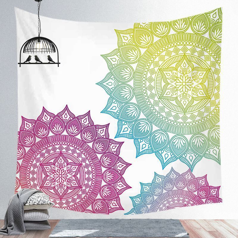 Bohemian brushed tapestry