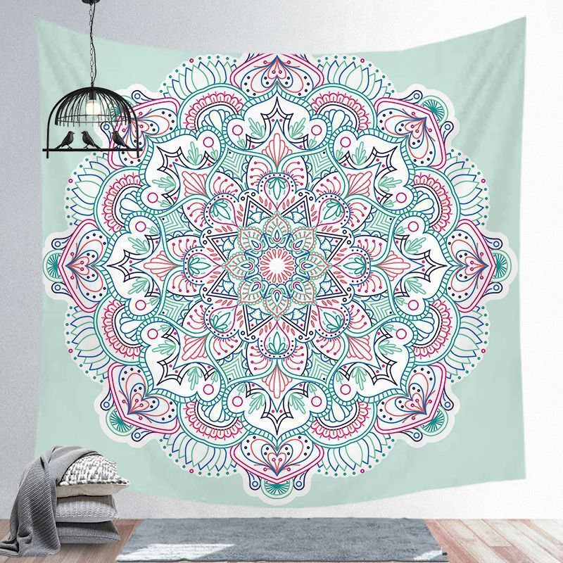 Bohemian brushed tapestry