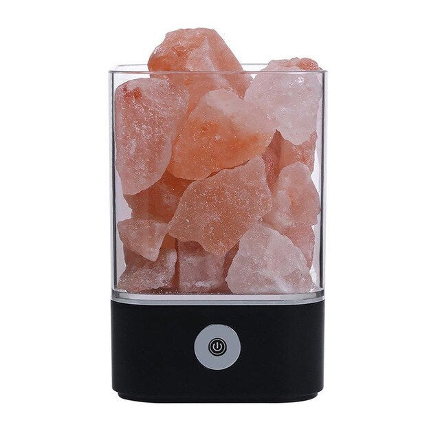 Sleeping romantic crystal small salt lamp