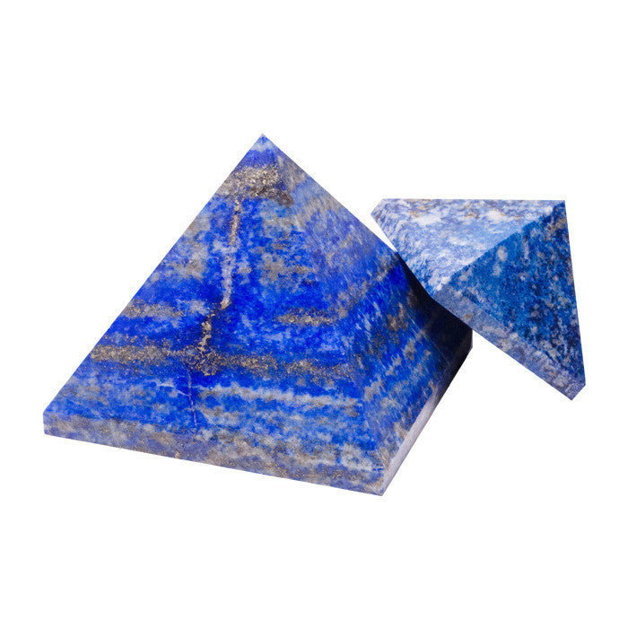 Lapis Lazuli Energy Rough Cut And Polished Pyramid