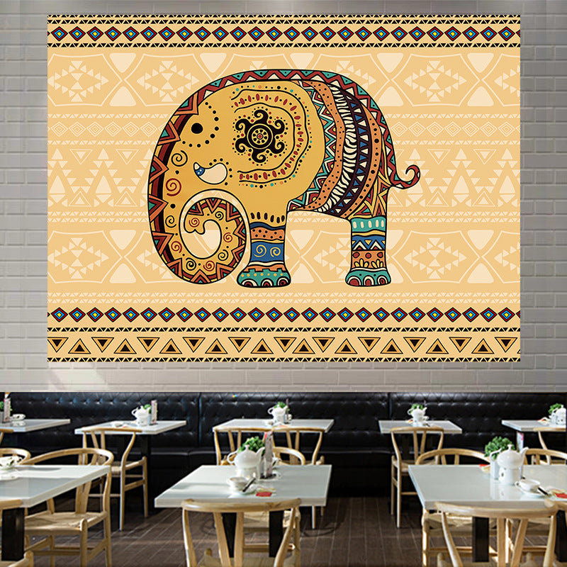 Indian Elephant Digital Printed Tapestry