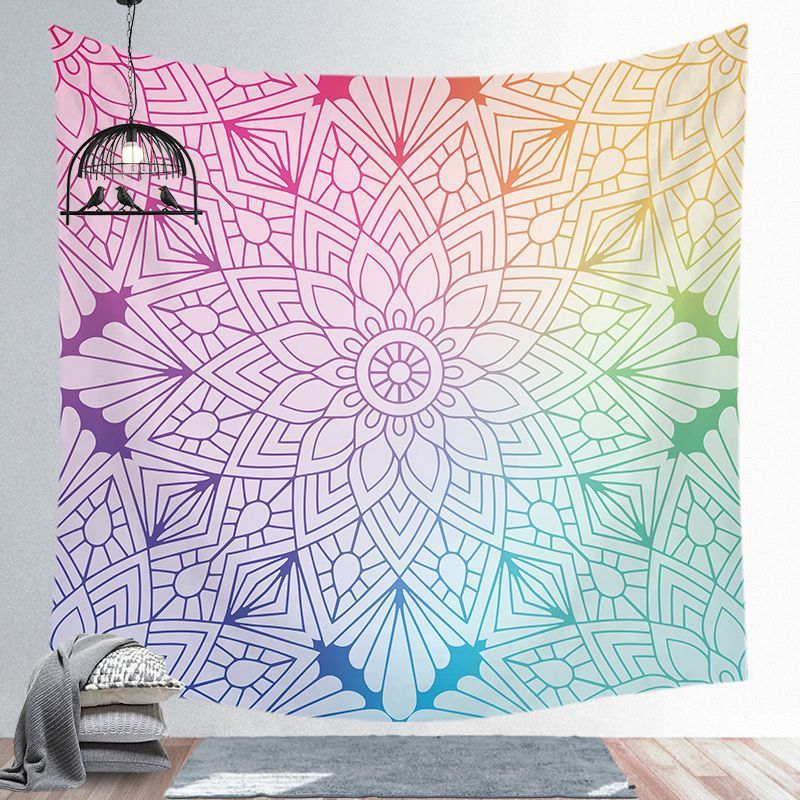 Bohemian brushed tapestry