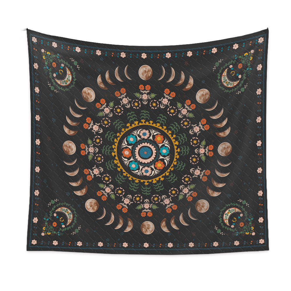 Home Bohemian Tapestry Room Decoration Floral Hanging Cloth