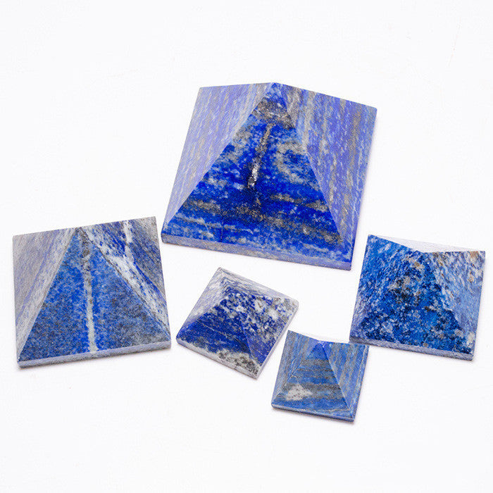 Lapis Lazuli Energy Rough Cut And Polished Pyramid