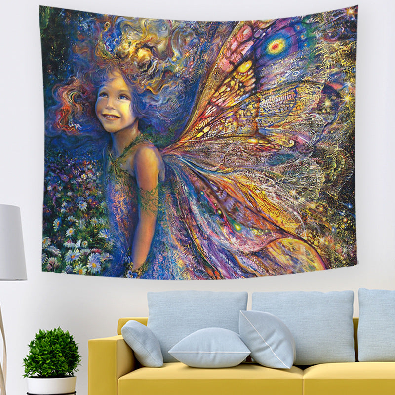 Decorative Cloth Digital Printing Forest Elf Tapestry