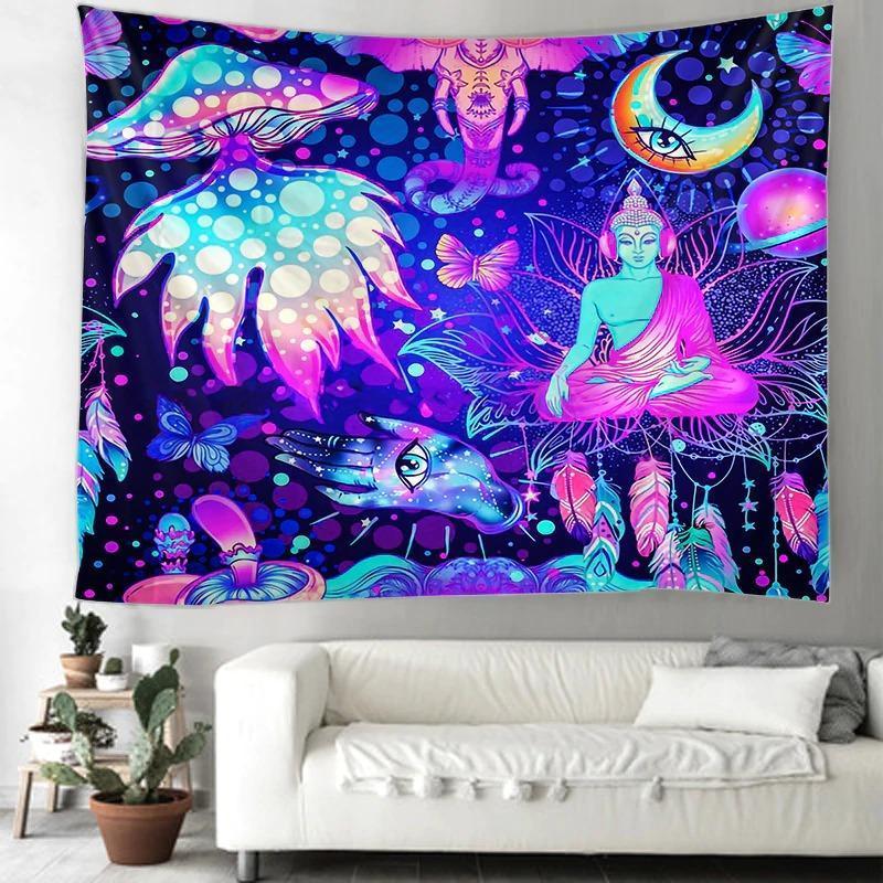 Mushroom Meditation Tapestry